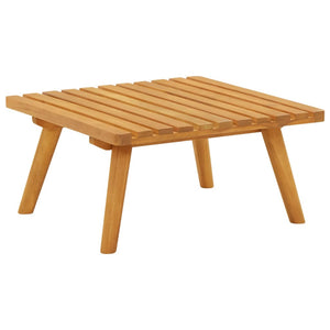 vidaXL Patio Footstool with Cushion 23.6"x23.6"x11.4" Solid Acacia Wood-2