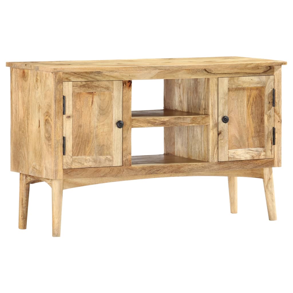 vidaXL Sideboard 39.4"x13.8"x23.6" Solid Mango Wood-5