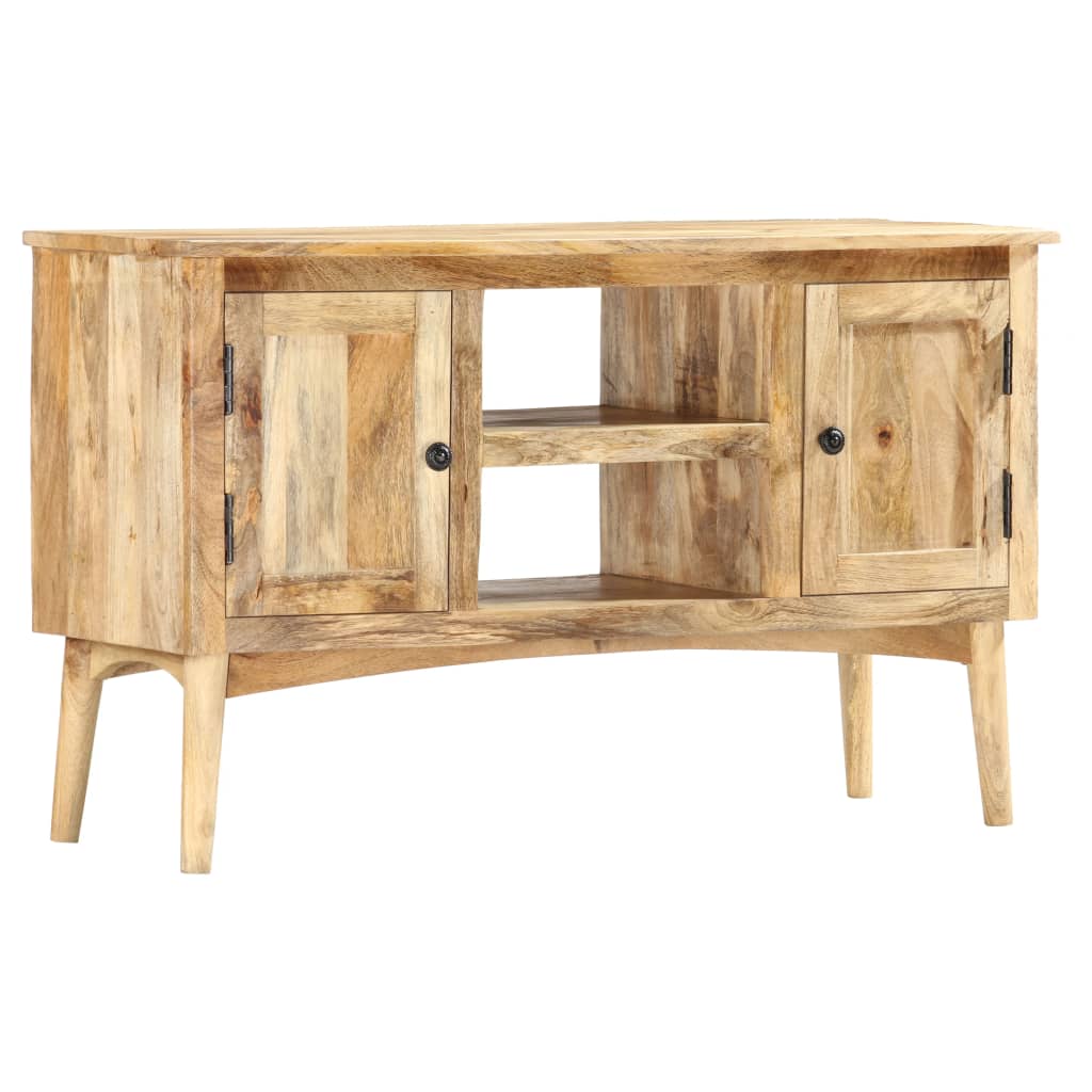 vidaXL Sideboard 39.4"x13.8"x23.6" Solid Mango Wood-8