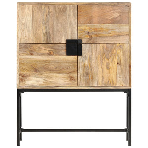 vidaXL Highboard 31.5"x11.8"x39.4" Solid Mango Wood-1