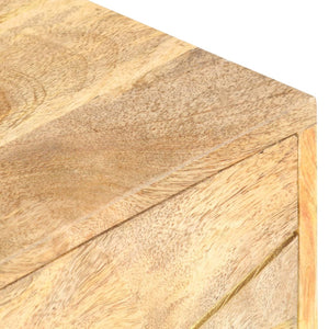 vidaXL Nightstand Storage Bedside Table for Home Bedroom Solid Wood Mango-15