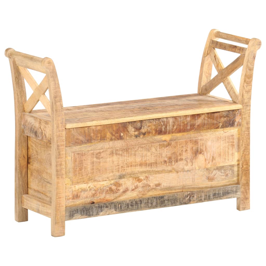 vidaXL Hall Bench 40.6"x13"x28.3" Solid Mango Wood-6