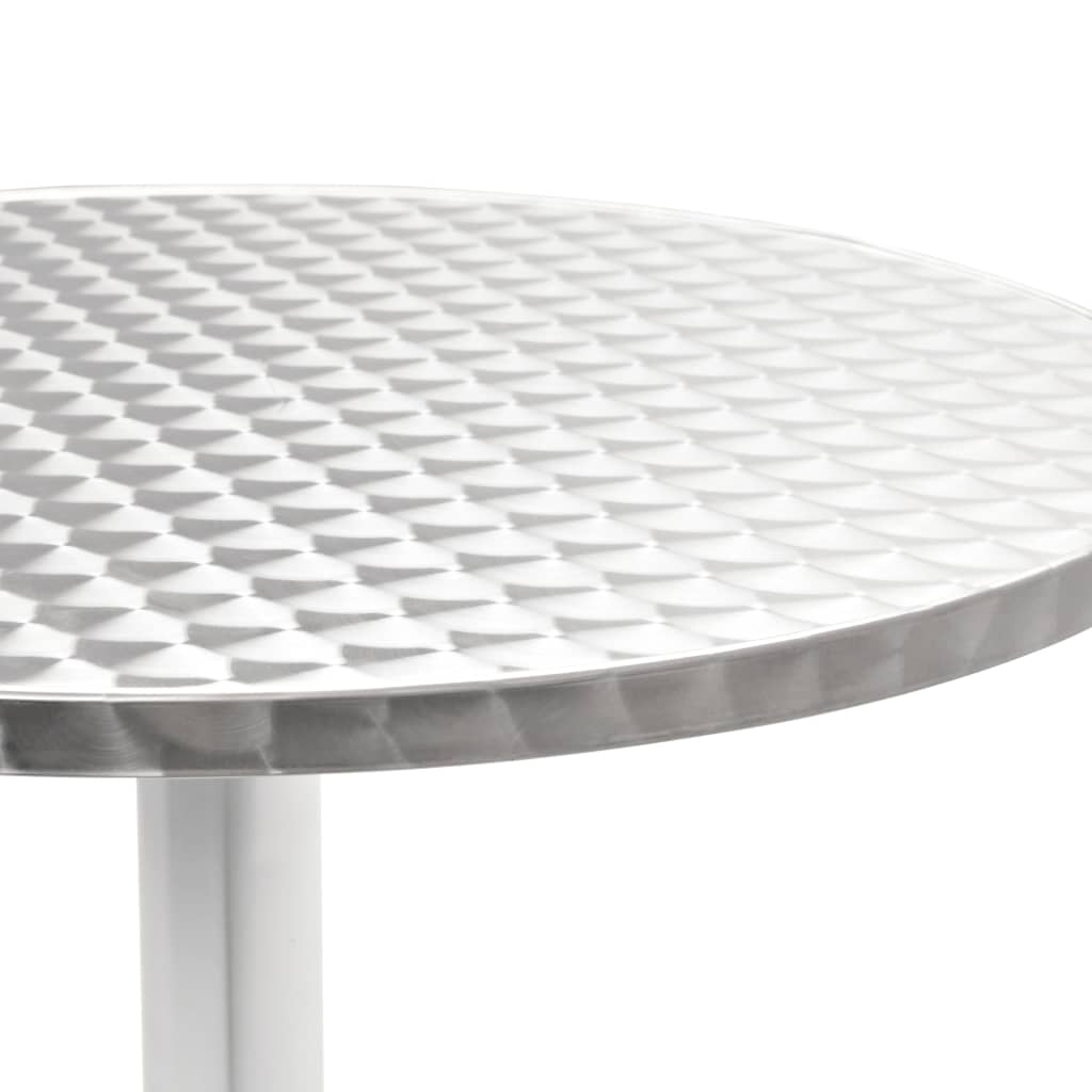 vidaXL Bistro Table Outdoor Side Table Garden Porch Deck Furniture Aluminum-11