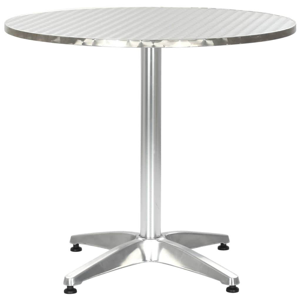 vidaXL Bistro Table Outdoor Side Table Garden Porch Deck Furniture Aluminum-13