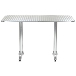 vidaXL Bistro Table Outdoor Side Table Garden Porch Deck Furniture Aluminum-3