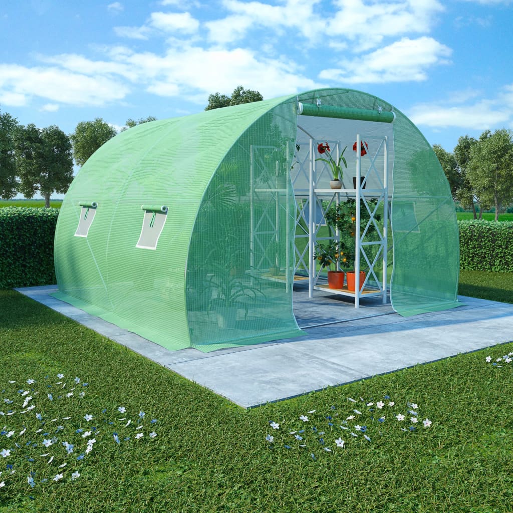 vidaXL Greenhouse Outdoor Grow House Green House for Plant Growing Gardening-0