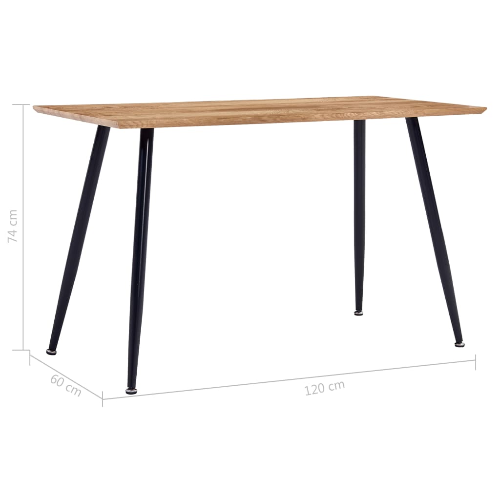 vidaXL Dining Table Kitchen Table Home Dining Room Breakfast Dinner Table MDF-25