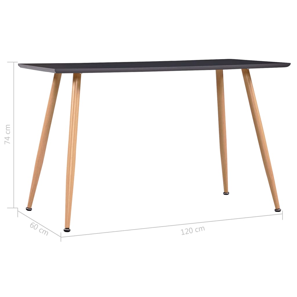 vidaXL Dining Table Kitchen Table Home Dining Room Breakfast Dinner Table MDF-11