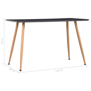 vidaXL Dining Table Kitchen Table Home Dining Room Breakfast Dinner Table MDF-11