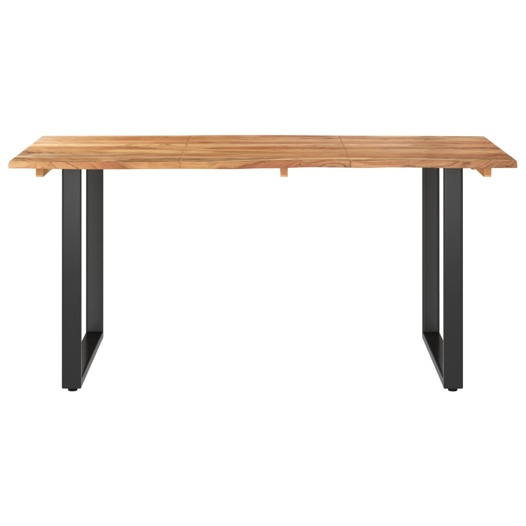 vidaXL Dining Table 43.3"x19.7"x29.9" Solid Wood Acacia-59