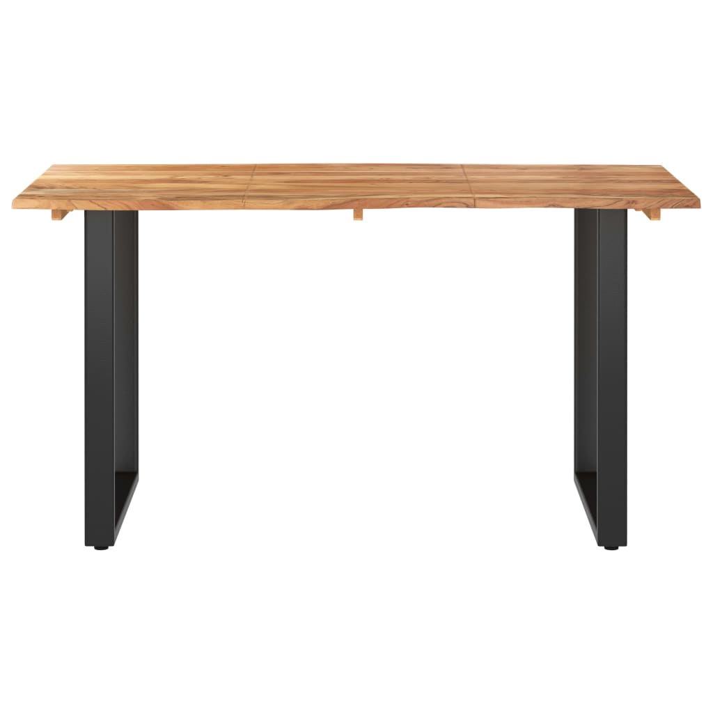 vidaXL Dining Table 43.3"x19.7"x29.9" Solid Wood Acacia-17