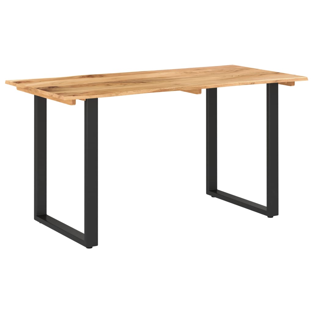 vidaXL Dining Table 43.3"x19.7"x29.9" Solid Wood Acacia-52