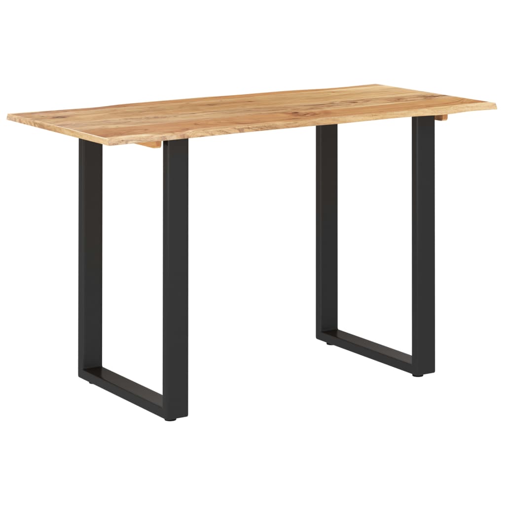 vidaXL Dining Table 43.3"x19.7"x29.9" Solid Wood Acacia-47