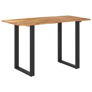 vidaXL Dining Table 43.3"x19.7"x29.9" Solid Wood Acacia-44