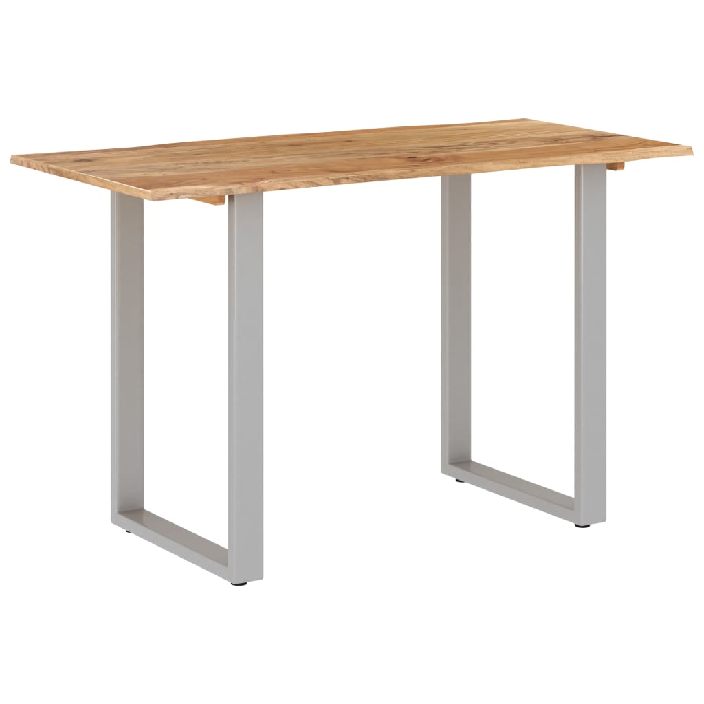 vidaXL Dining Table 43.3"x19.7"x29.9" Solid Wood Acacia-4