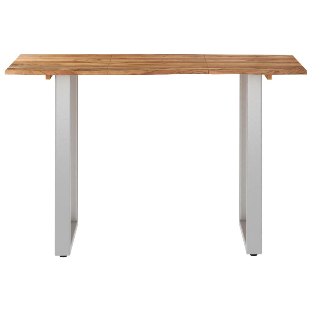 vidaXL Dining Table 43.3"x19.7"x29.9" Solid Wood Acacia-22