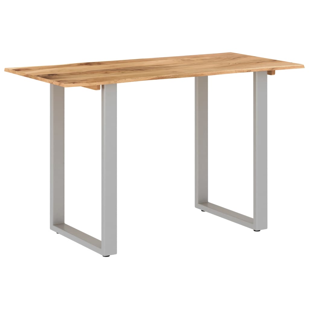vidaXL Dining Table 43.3"x19.7"x29.9" Solid Wood Acacia-57