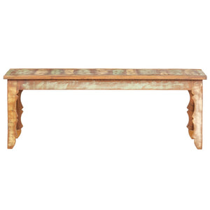 vidaXL Coffee Table Accent Console Table for Living Room Solid Reclaimed Wood-4