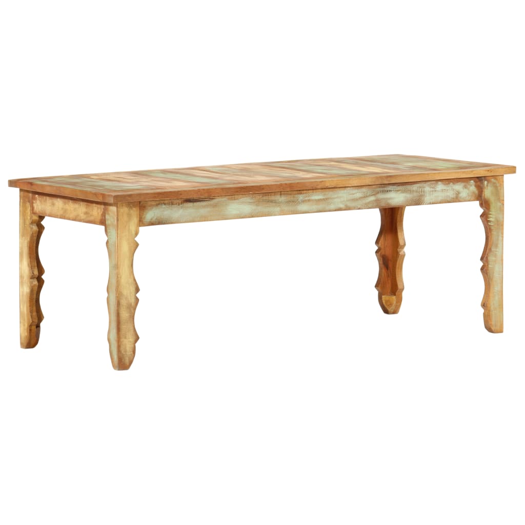 vidaXL Coffee Table Accent Console Table for Living Room Solid Reclaimed Wood-10