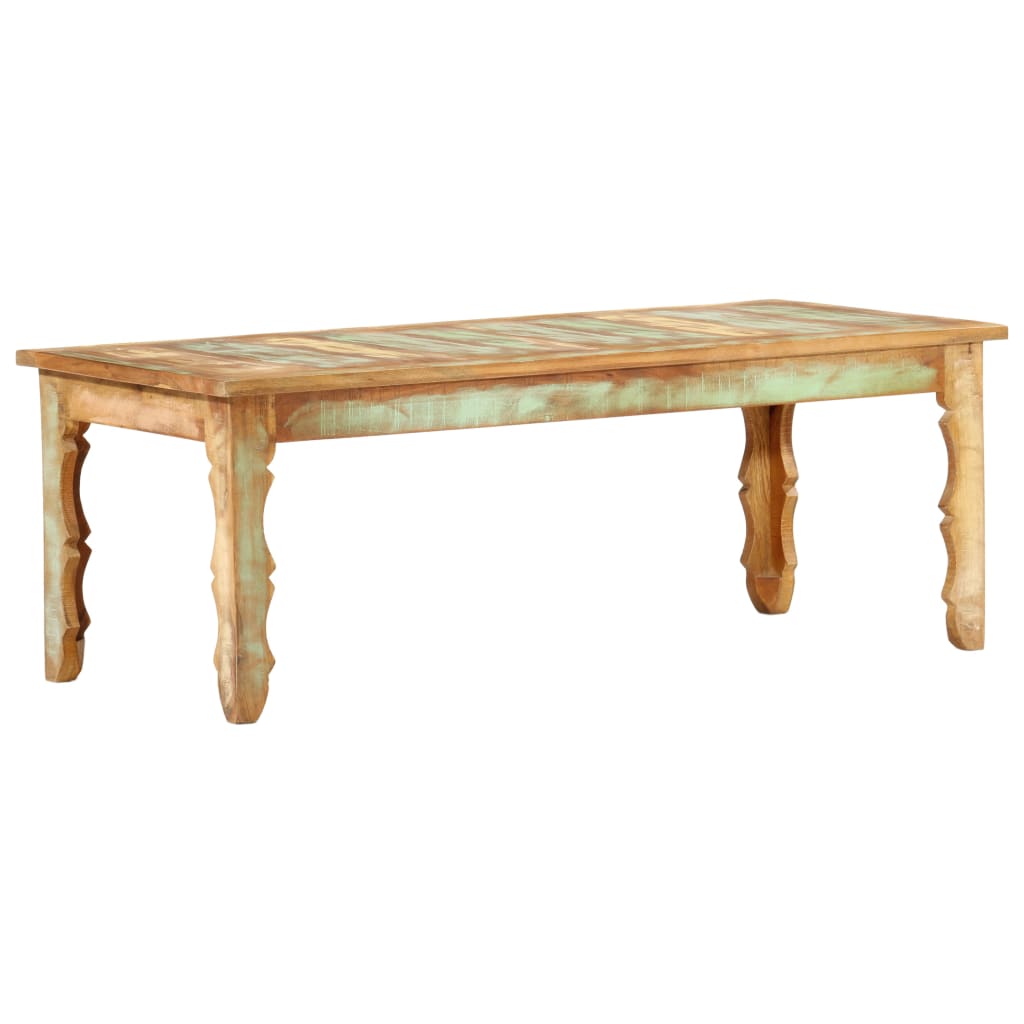 vidaXL Coffee Table Accent Console Table for Living Room Solid Reclaimed Wood-14