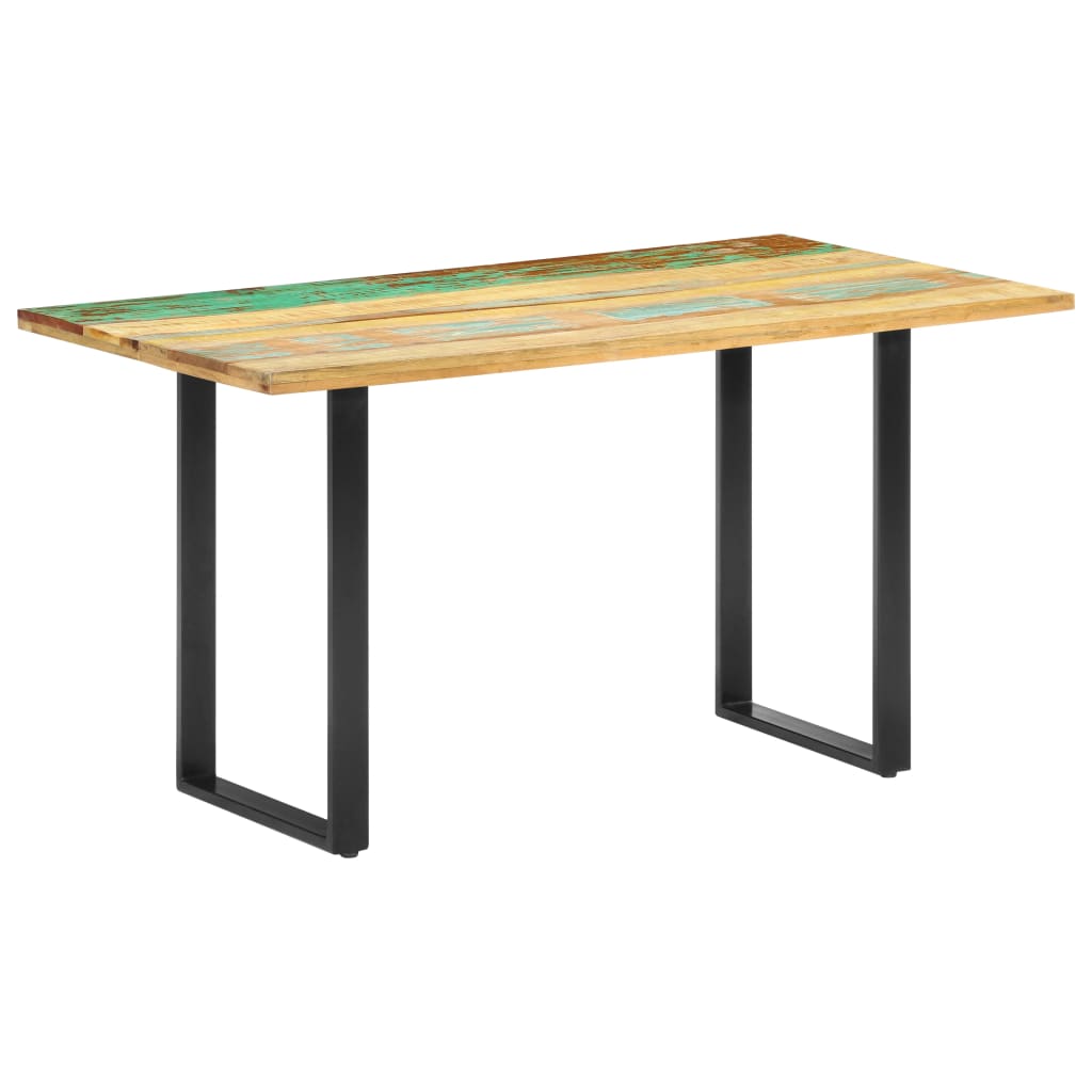 vidaXL Dining Table 55.1"x27.6"x29.9" Solid Reclaimed Wood-6