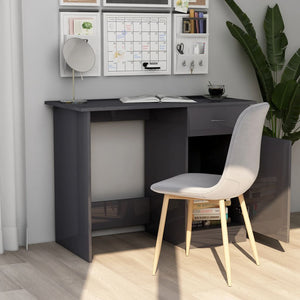 vidaXL Desk Standing Computer Desk Office Desk with Drawer Engineered Wood-15