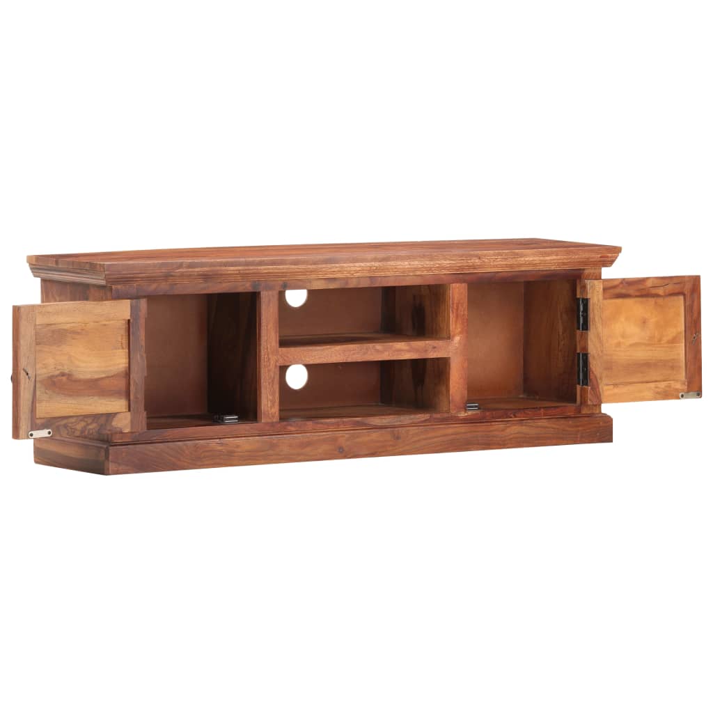 vidaXL TV Stand 47.2"x11.8"x15.7" Solid Wood Sheesham-3