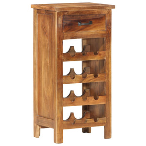 vidaXL Wine Cabinet 15.7"x11.8"x31.5" Solid Acacia Wood-10