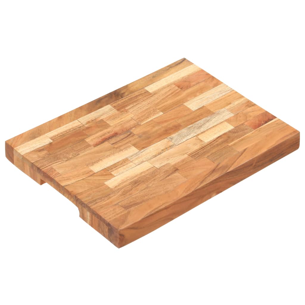 vidaXL Cutting Board Wooden Chopping Board with Strip Design Solid Wood Acacia-26