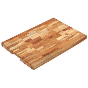 vidaXL Cutting Board Wooden Chopping Board with Strip Design Solid Wood Acacia-27