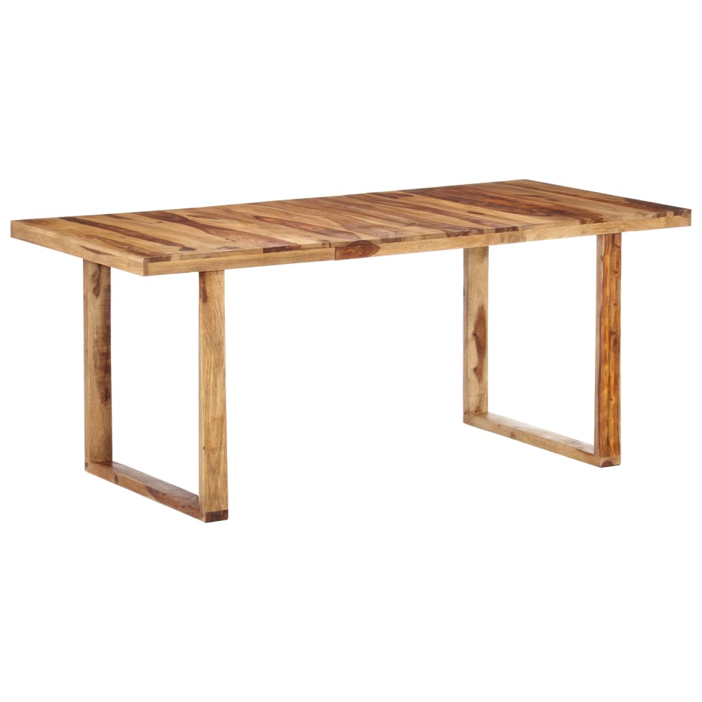 vidaXL Dining Table Kitchen Table Dining Room Dinner Table Solid Wood Sheesham-16