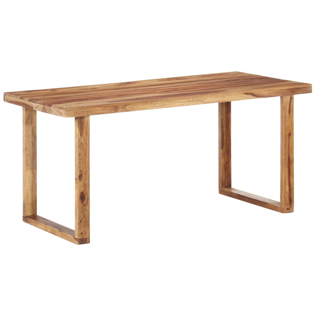 vidaXL Dining Table Kitchen Table Dining Room Dinner Table Solid Wood Sheesham-7