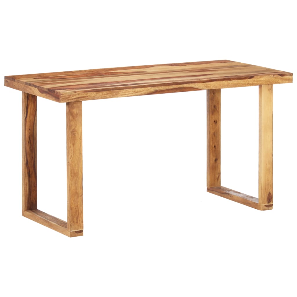 vidaXL Dining Table Kitchen Table Dining Room Dinner Table Solid Wood Sheesham-5