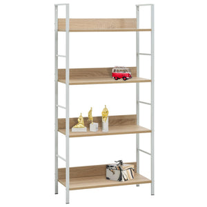 vidaXL Book Shelf Storage Bookcase Rack Organizer Furniture Engineered Wood-9