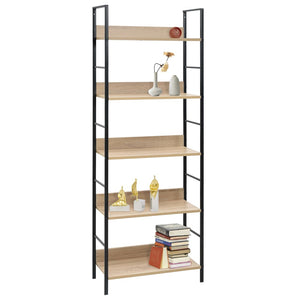 vidaXL Book Shelf Storage Bookcase Rack Organizer Furniture Engineered Wood-65