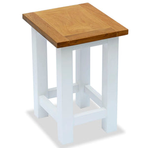 vidaXL End Tables 2 pcs 10.6"x9.4"x14.6" Solid Oak Wood-0