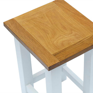 vidaXL End Tables 2 pcs 10.6"x9.4"x14.6" Solid Oak Wood-2