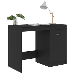 vidaXL Desk Computer Desk Office Desk Workstation with Shelves Engineered Wood-36