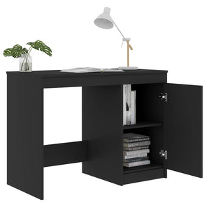 vidaXL Desk Computer Desk Office Desk Workstation with Shelves Engineered Wood-42