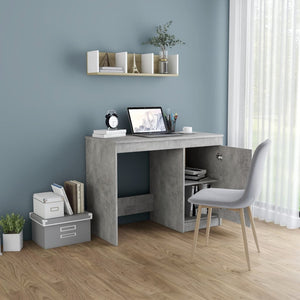 vidaXL Desk Computer Desk Office Desk Workstation with Shelves Engineered Wood-29