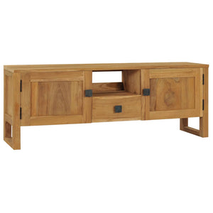 vidaXL TV Stand 47.2"x12.6"x17.7" Solid Wood Teak-0