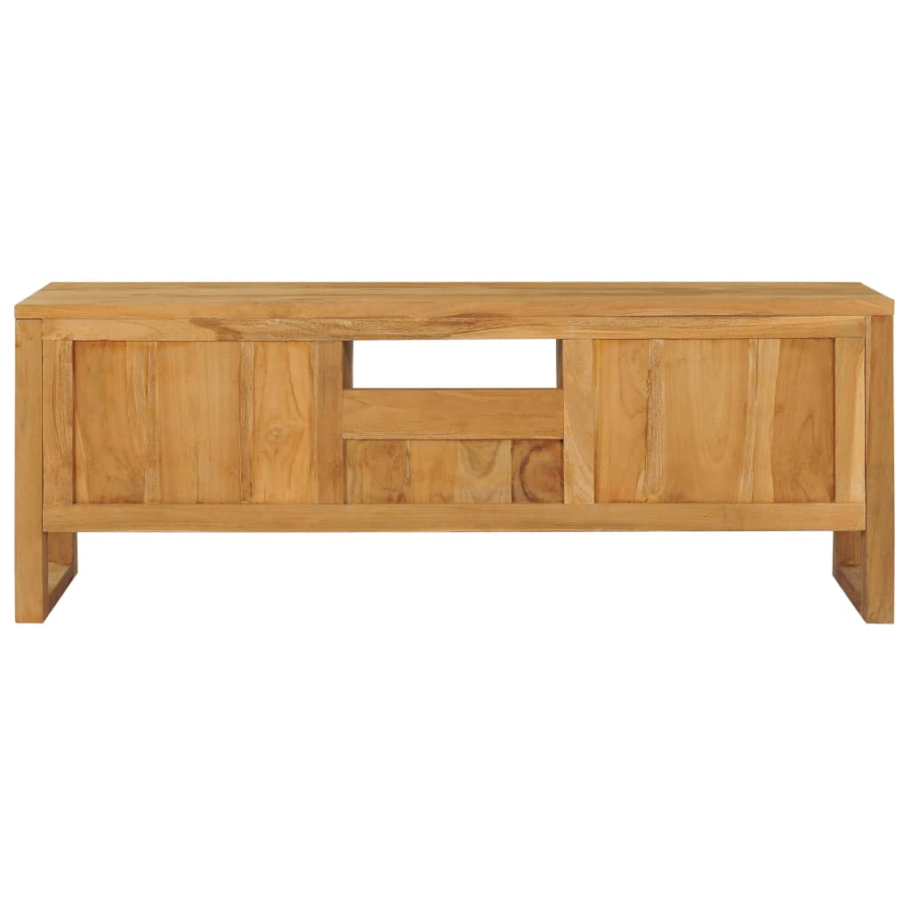 vidaXL TV Stand 47.2"x12.6"x17.7" Solid Wood Teak-4