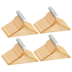 vidaXL Clothes Hanger Set Coat Hanger Clothes Organizer Non-slip Hardwood-18