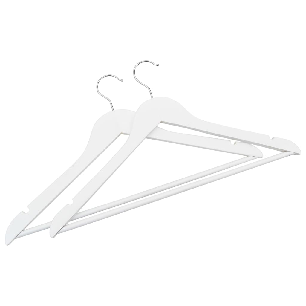 vidaXL Clothes Hanger Set Coat Hanger Clothes Organizer Non-slip Hardwood-24