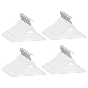 vidaXL Clothes Hanger Set Coat Hanger Clothes Organizer Non-slip Hardwood-31