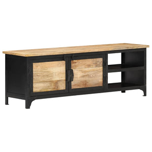 vidaXL TV Stand 47.2"x11.8"x15.7" Solid Wood Mango-11