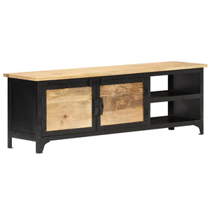 vidaXL TV Stand 47.2"x11.8"x15.7" Solid Wood Mango-8