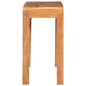 vidaXL Console Table 43.3"x15.7"x29.9" Solid Acacia Wood in Honey Finish-3