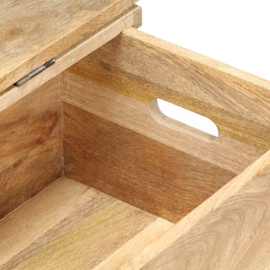 vidaXL Chest 35.4"x15.7"x17.7" Solid Mango Wood-7