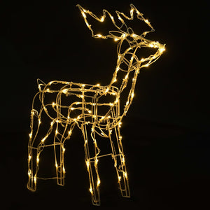 vidaXL Christmas Reindeers 3 Pcs Christmas Lighting Display with 229 LEDs-20